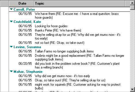 Multiple sorting columns in a view
